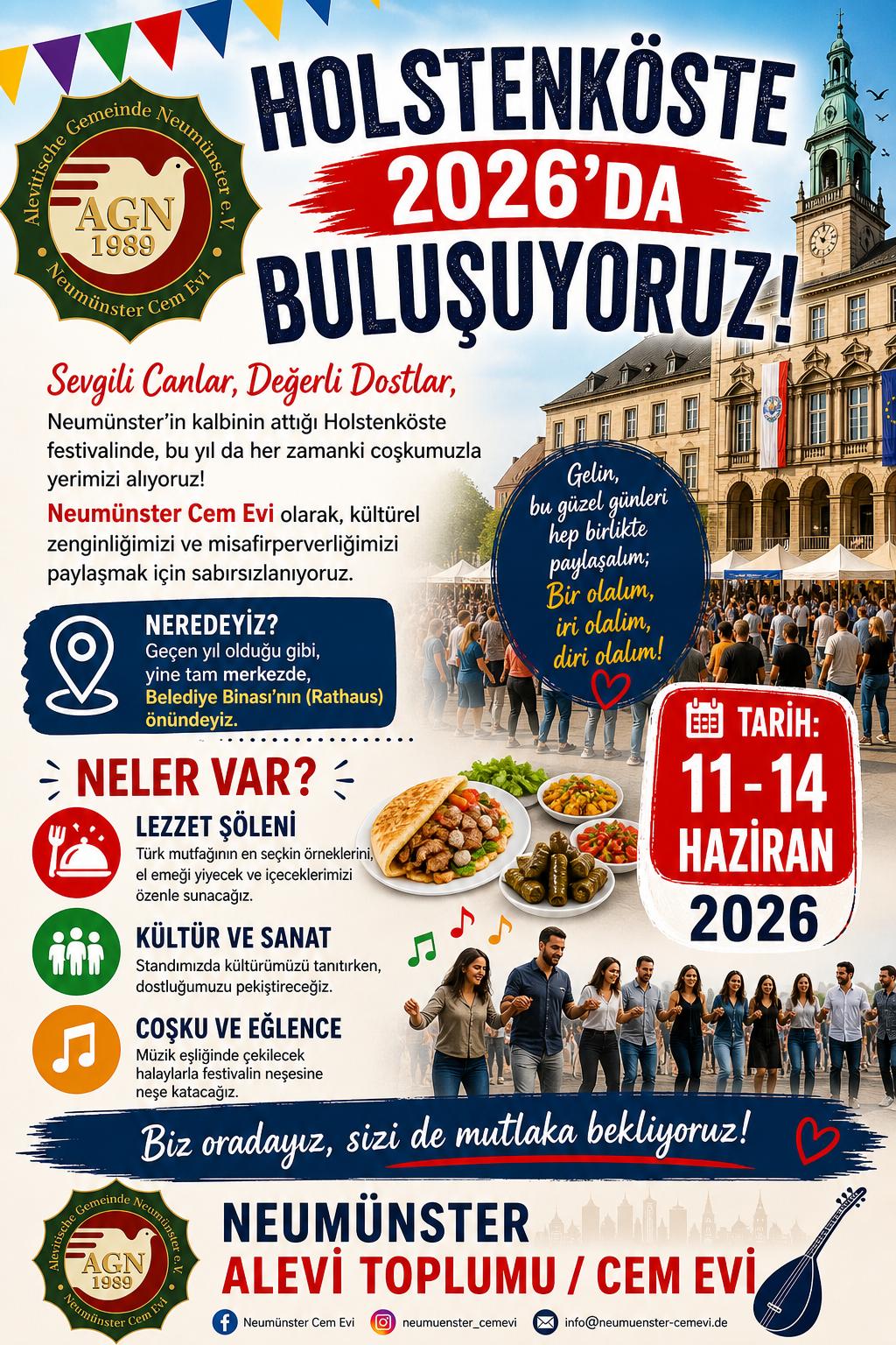 Neumünster Alevi Toplumu ve Cemevi’nden Holstenkös