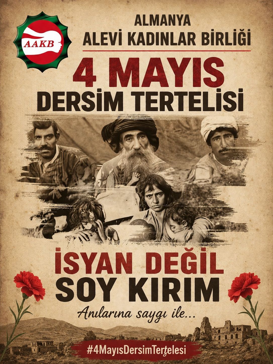 Almanya Alevi Kadınlar Birliği’nden 4 Mayıs Açıklaması: “Dersim’in Hakikatiyle Yüzleşmeden Barış da Adalet de Mümkün Değildir”