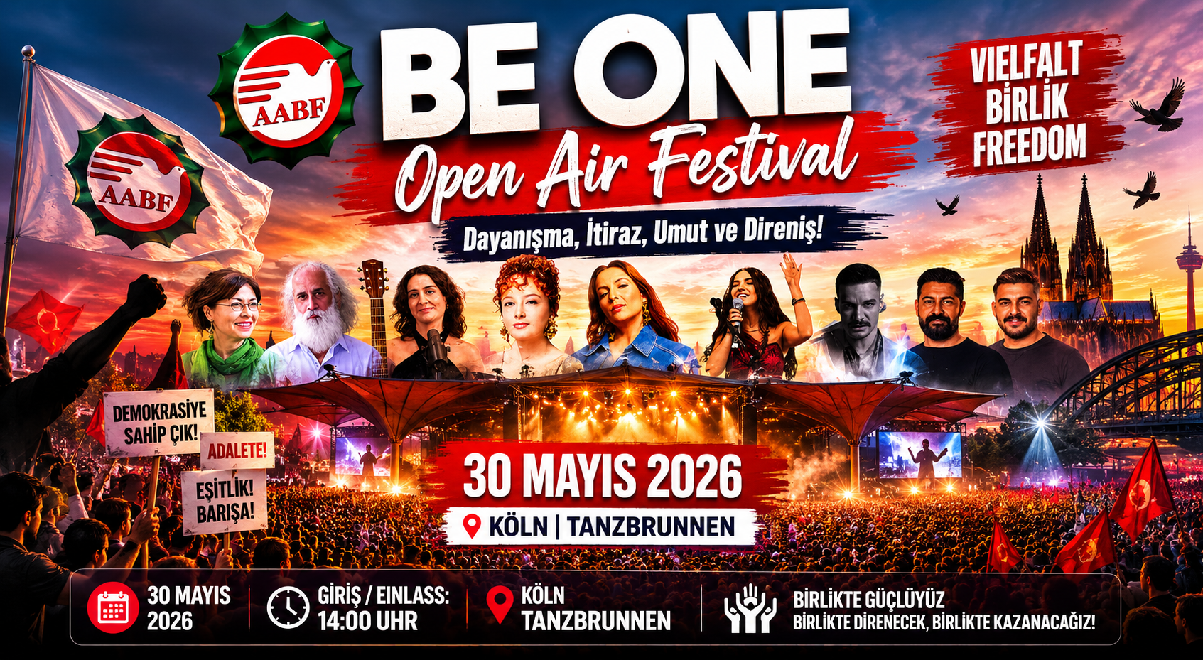 AABF: ”30 Mayıs’ta Gerçekleştireceğimiz BEONE Festivali Artık Yalnızca AABF’mizin Festivali Değildir!”