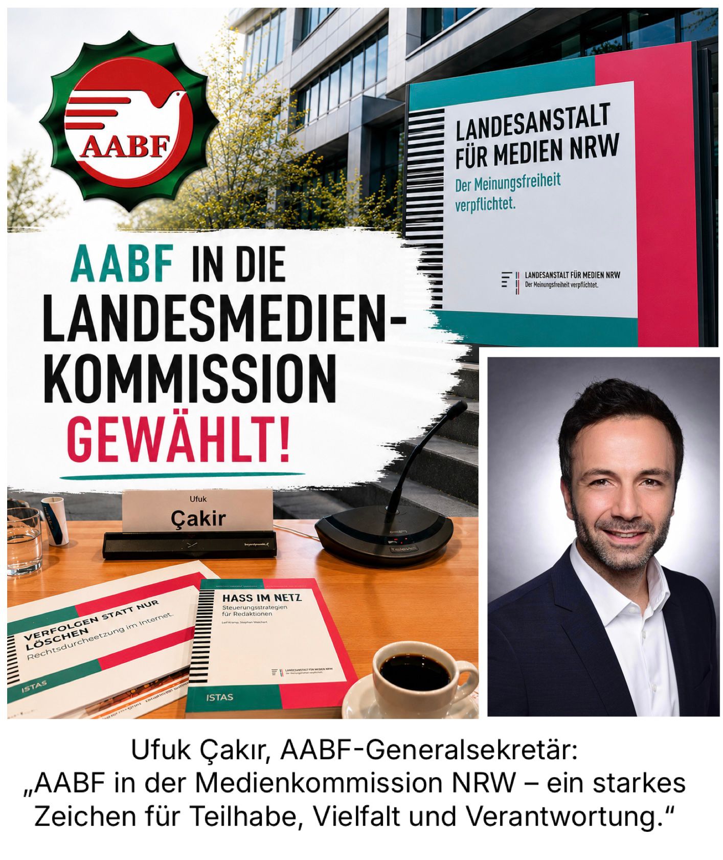 AABF, NRW Eyalet Medya Kurulu’na Seçildi