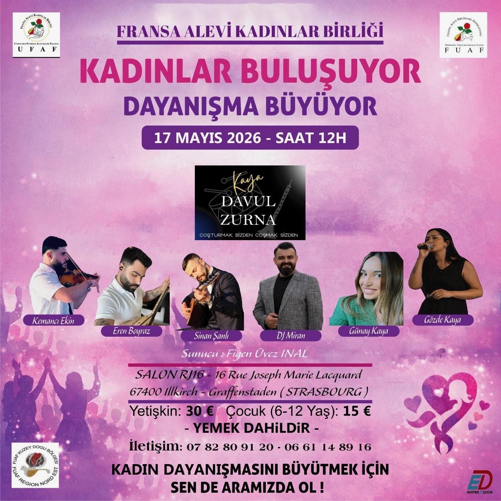 Fransa Alevi Kadınlar Birliği’nden Strasbourg’ta “Kadın Buluşması” Etkinliği