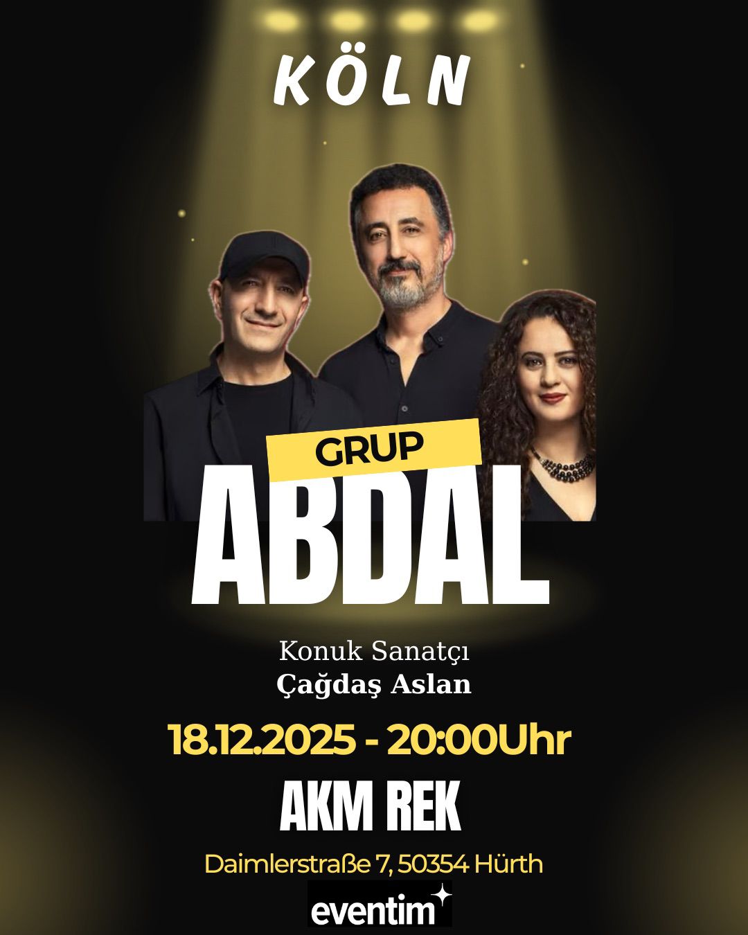 Grup Abdal’dan Köln ve Frankfurt’ta İki Büyük Konser: “Dostluğun, Birliğin ve İrfanın Ezgileri”