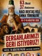 Alevi Kurumlarından Hacıbektaş’a Ortak Çağrı: “Dergâhlarımızı Geri İstiyoruz!”