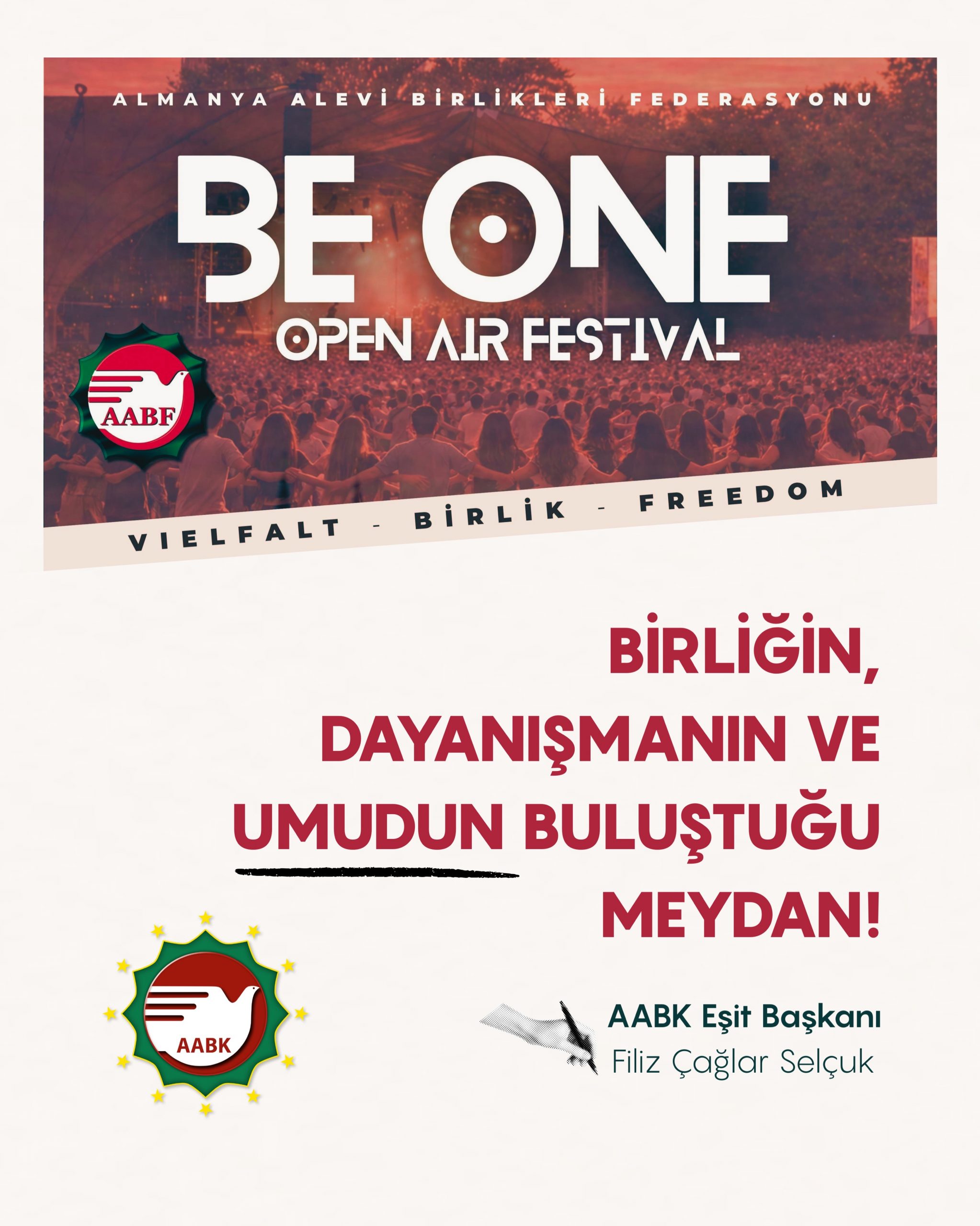 Filiz Çağlar Selçuk: “BE ONE Festivali Birliğin, Dayanışmanın Ve Ortak Gelecek Umudunun Güçlü Bir İfadesi Oldu”