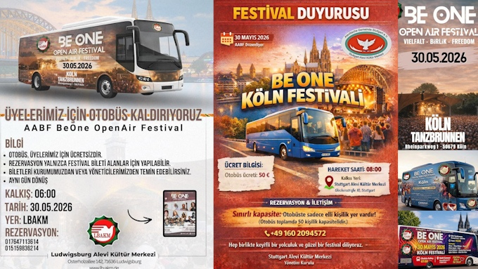 Be One Festivali İçin Hazırlıklar Başladı: Alevi Kültür Merkezleri Otobüslerini Tutuyor / Video